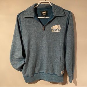 Roots 3/4 zip up with pockets